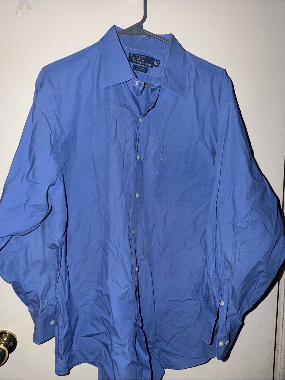 Polo by Ralph Lauren Blue Men's Dress Shirt